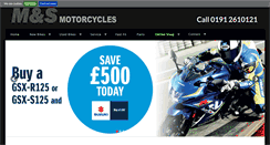 Desktop Screenshot of mandsmotorcycles.co.uk